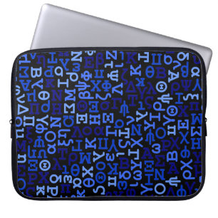 Griechisches Alphabet Laptopschutzhülle
