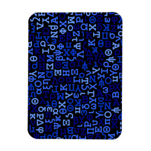 Griechisches Alphabet Magnet