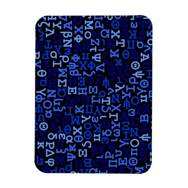 Griechisches Alphabet Magnet (Vertikal)