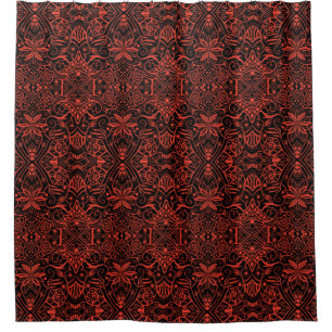 Griechisches barocke Bohemisches Arabesque Muster Duschvorhang