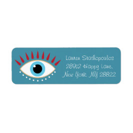 Griechisches Böse Eye Red Eyelashes