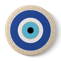 Griechisches böses Auge auf griechischer Ebene