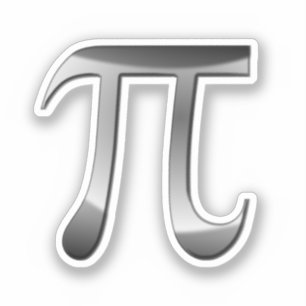 Griechisches Buchstaben-Pi-Symbol Aufkleber