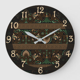 Griechisches Design Große Wanduhr