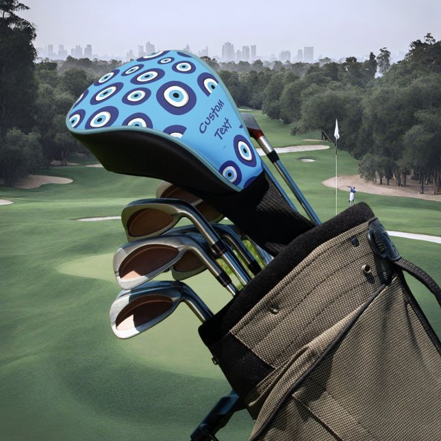 Griechisches Evil Eye Muster Golf Headcover (Von Creator hochgeladen)
