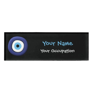 Griechisches Evil Namenschild