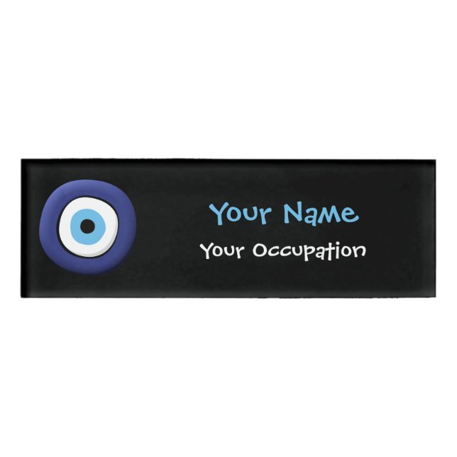 Griechisches Evil Namenschild (Vorderseite)