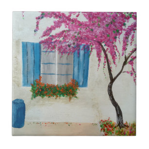 Griechisches Fenster Fliese