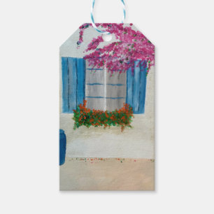 Griechisches Fenster Geschenkanhänger