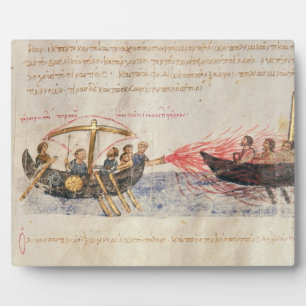 Griechisches Feuer (Vellum) Fotoplatte