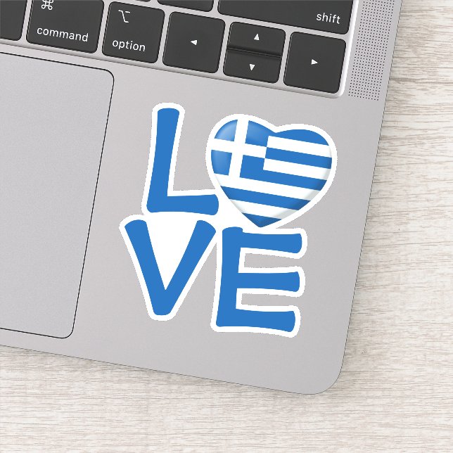 Griechisches Flag Aufkleber (Detail)