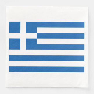 Griechisches Flaggenpapier Napkin Serviette