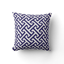 Griechisches geometrisches Muster-Kobalt-Blau und