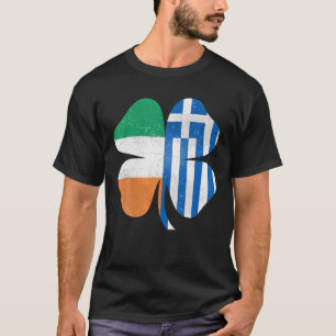 Griechisches Kleeblatt Griechenland Irland St. Pat T-Shirt