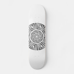 Griechisches Kreis-Motiv Skateboard