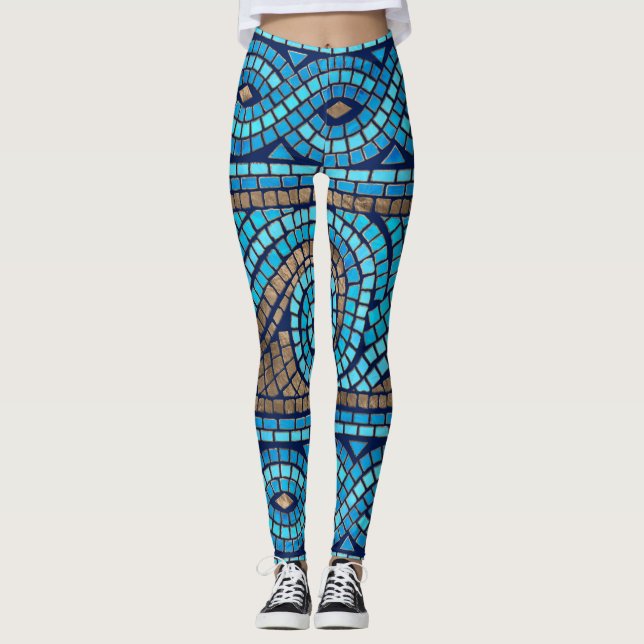 Griechisches Maul Leggings (Vorderseite)