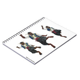 Griechisches Minotaurs Dancing Fantasy Art Noteboo Notizblock