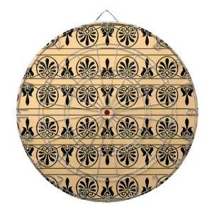 Griechisches Mittelmeer-Muster Brown Dartscheibe