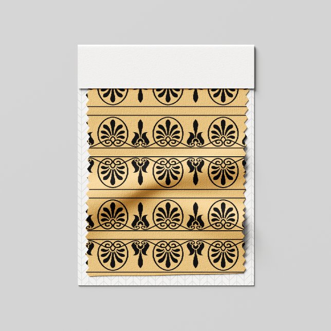 Griechisches Mittelmeer-Muster Brown Stoff (Von Creator hochgeladen)