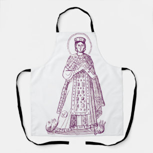 griechisches Mosaik der heiligen Agnes von Rom Schürze