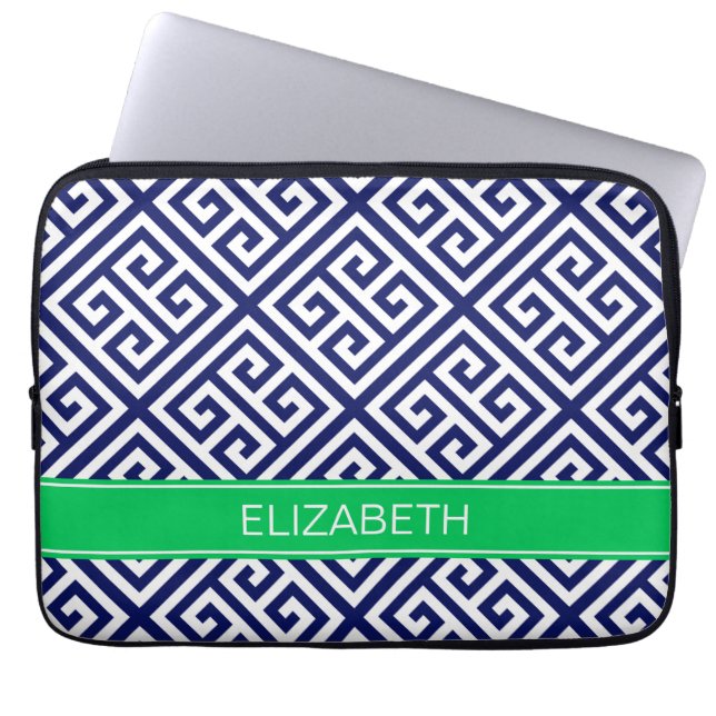 Griechisches SchlüsselDiag T Laptopschutzhülle (Vorderseite)