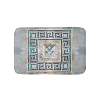 Griechisches Schlüsselschmuck - Abalone und Goldma Badematte