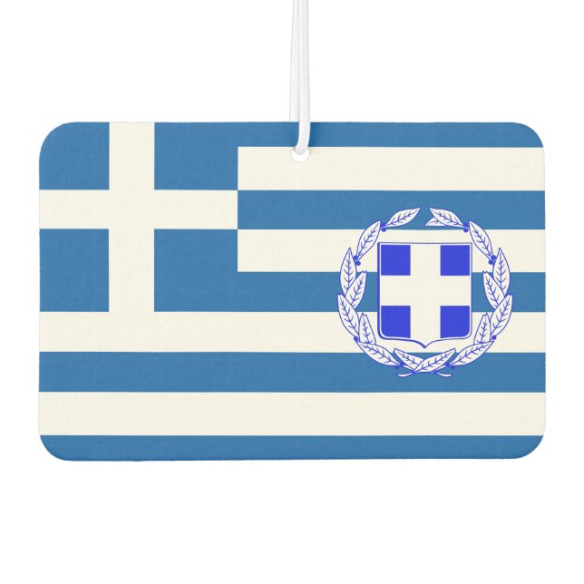 Griechisches Wappen Autolufterfrischer (Vorderseite)