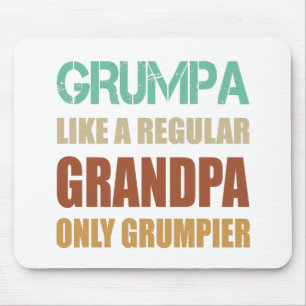 Griesgrämiger Opa wie ein normaler Opa, nur mürris Mousepad