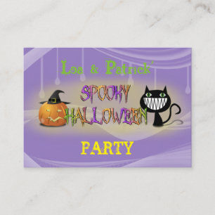 griesgrämiges Halloween Begleitkarte