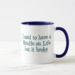 Griff auf Leben-Spaß Tasse