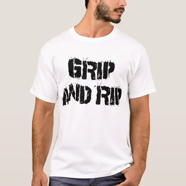 Griff u. Riss Armwrestling T-Shirt (Vorderseite)