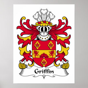 Griffin Familienwappen Poster