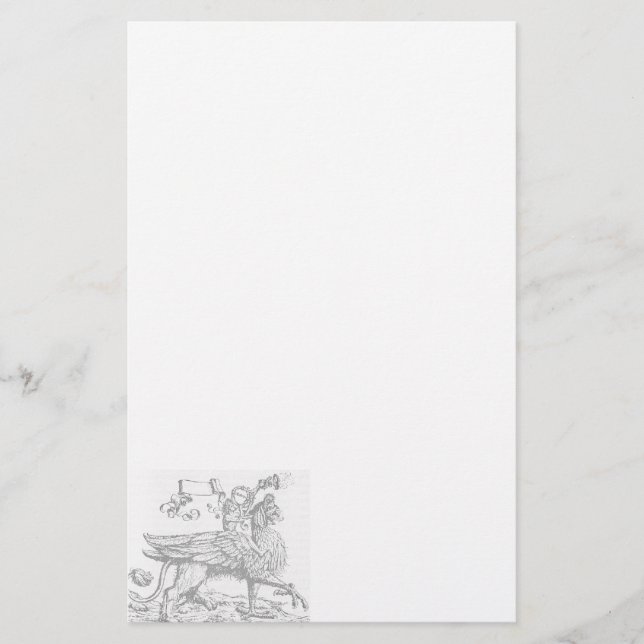 Griffin Gothic Stationery Briefpapier (Vorderseite)