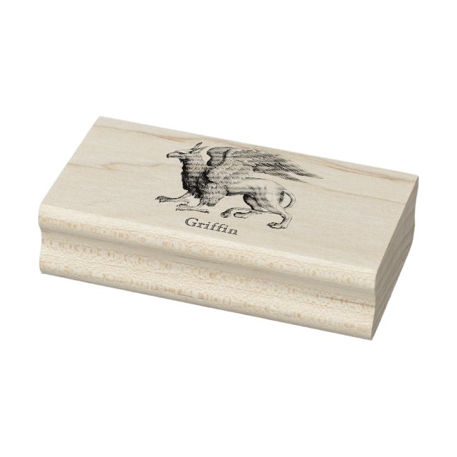 Griffin-Kreatur Vintag Gummistempel (Stempel)