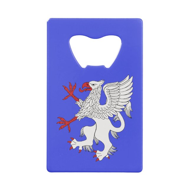 Griffin Rampant Argent Geldbeutel Flaschenöffner (Vorderseite)