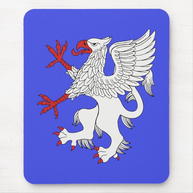 Griffin Rampant Argent Mousepad (Vorne)