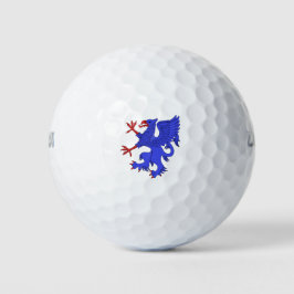 Griffin Rampant Azure Golfball