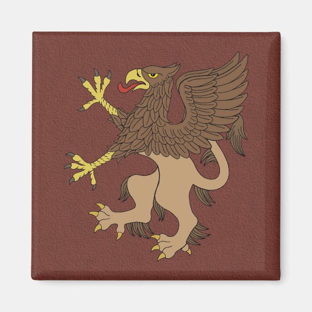 Griffin Rampant Magnet (Vorne)