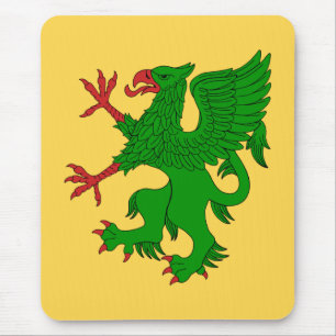 Griffin Rampant Vert Mousepad