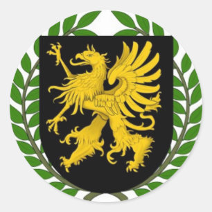 Griffin Runder Aufkleber
