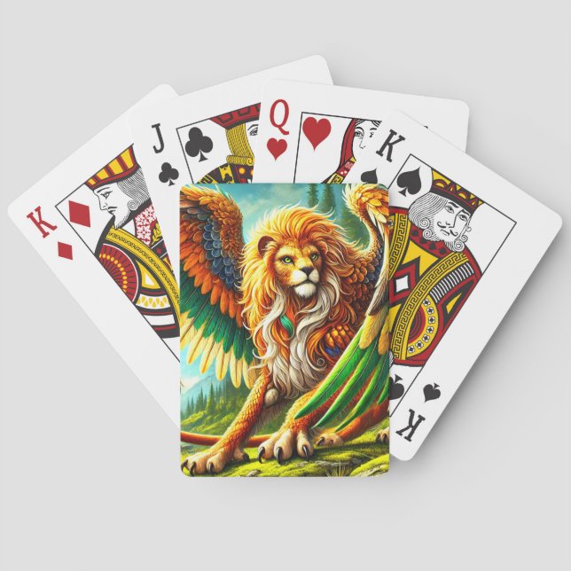 Griffin Spielkarten (Rückseite)