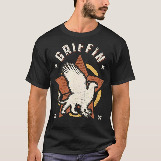 Griffin Vintag Retro Classic T-Shirt (Vorderseite)