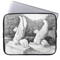 Griffins Skulptur monochrome Stifte Kunst