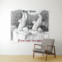 Griffins Skulptur monochrome Stifte Kunst