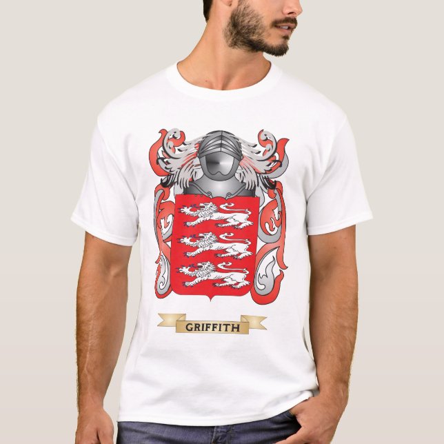 Griffith-Wappen (Familienwappen) T-Shirt (Vorderseite)