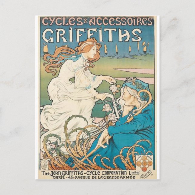Griffiths Fahrräder Postkarte (Vorderseite)