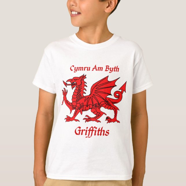 Griffiths Waliser Drache T-Shirt (Vorderseite)