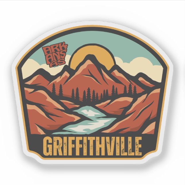 Griffithville, Arkansas Aufkleber (Vorderseite)