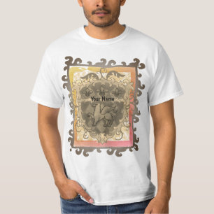 Griffon Shield nom de famille T-shirt