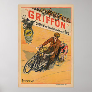 Griffon Vintage Fahrradposter Drucke